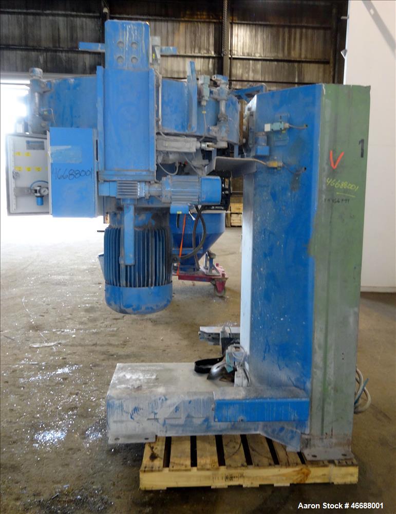 Used Mixaco Maschinenbau High Intensity Container Mixer, Type CM 1000, 304 Stai
