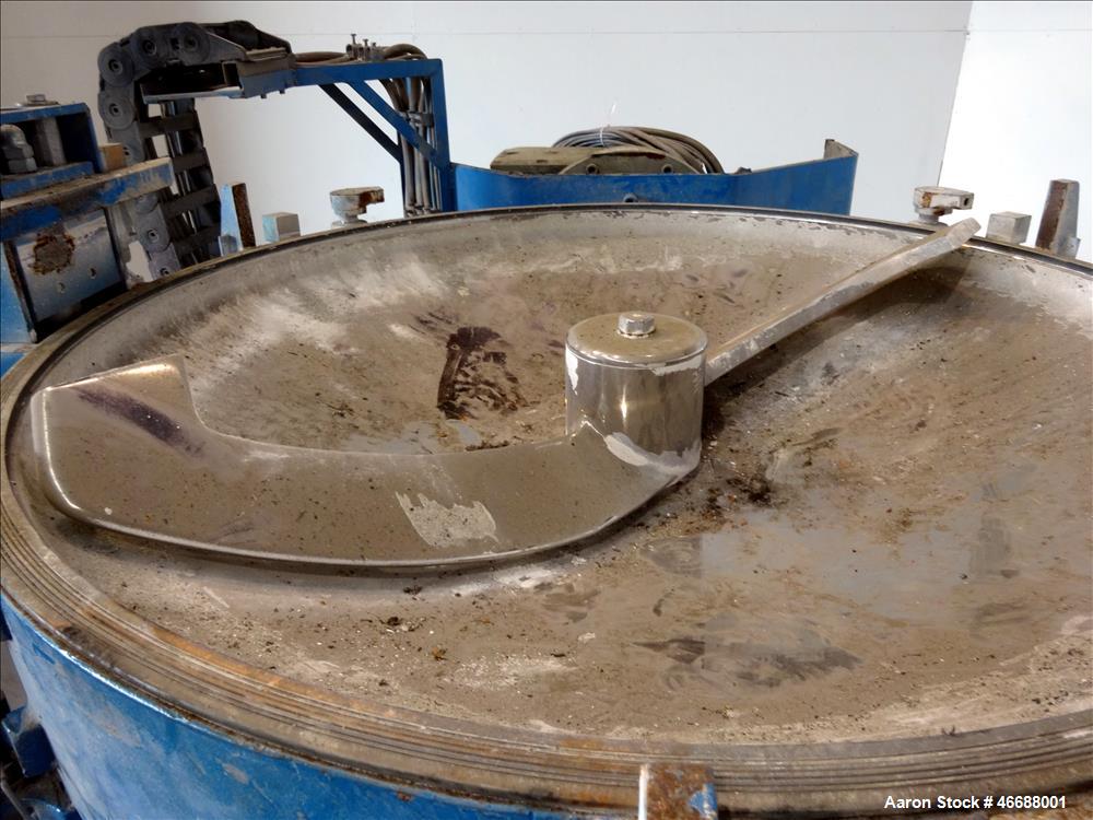 Used Mixaco Maschinenbau High Intensity Container Mixer, Type CM 1000, 304 Stai