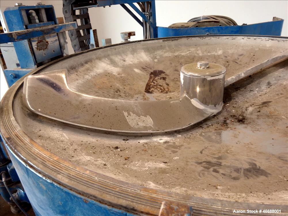 Used Mixaco Maschinenbau High Intensity Container Mixer, Type CM 1000, 304 Stai