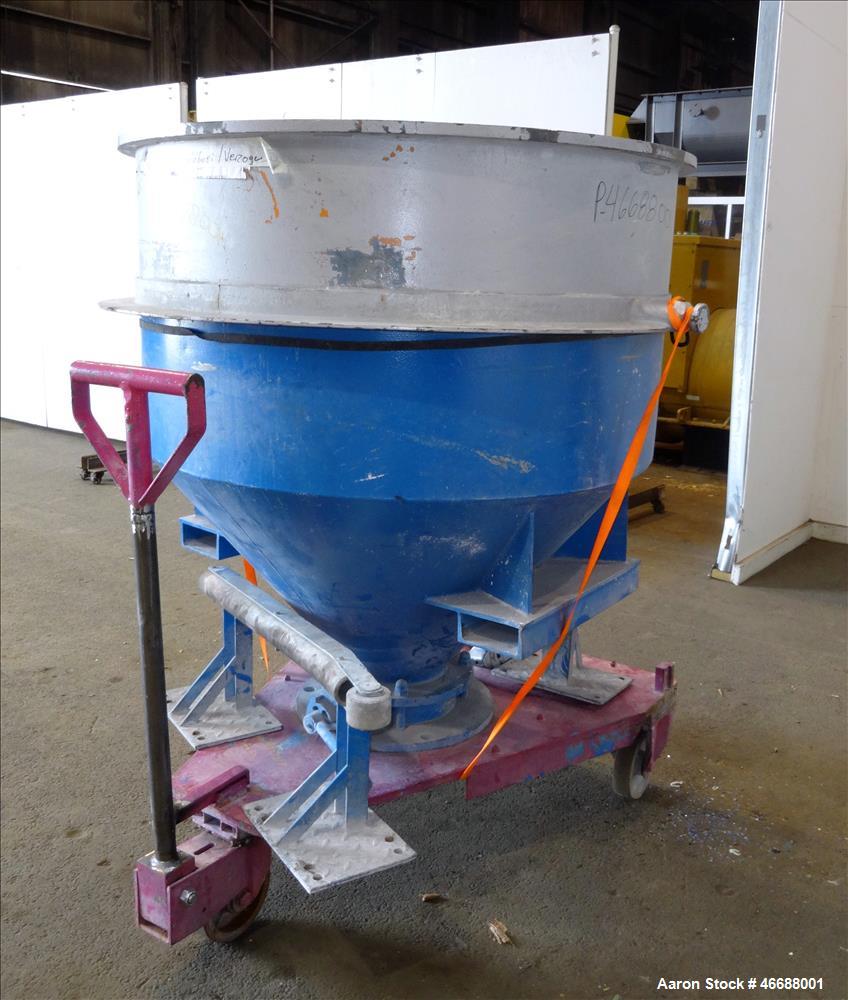 Used Mixaco Maschinenbau High Intensity Container Mixer, Type CM 1000, 304 Stai