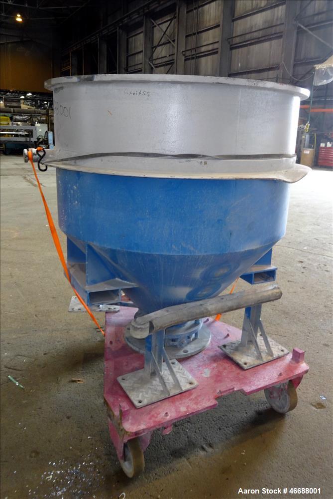 Used- Mixaco Maschinenbau High Intensity Container Mixer, Type CM 1000, 304 Stai