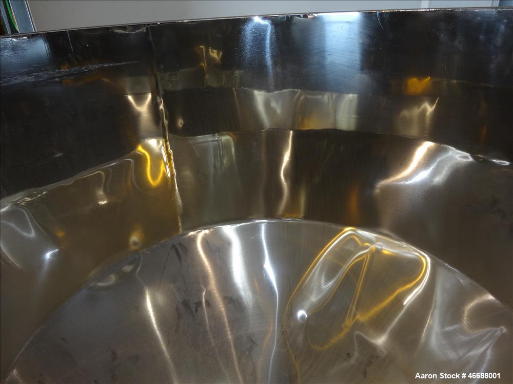 Used Mixaco Maschinenbau High Intensity Container Mixer, Type CM 1000, 304 Stai