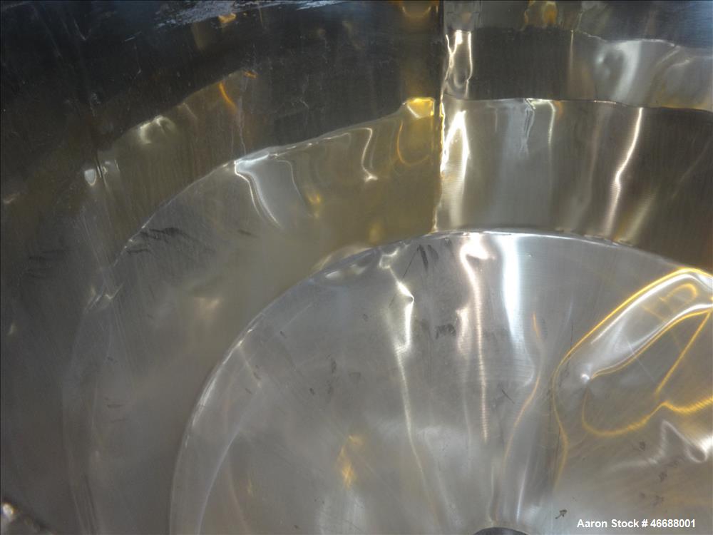 Used Mixaco Maschinenbau High Intensity Container Mixer, Type CM 1000, 304 Stai