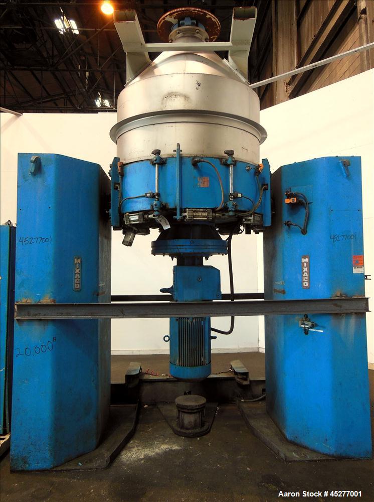 Used Stainless Steel Mixaco Maschinenbau High Intensity Container Mixer, Type C