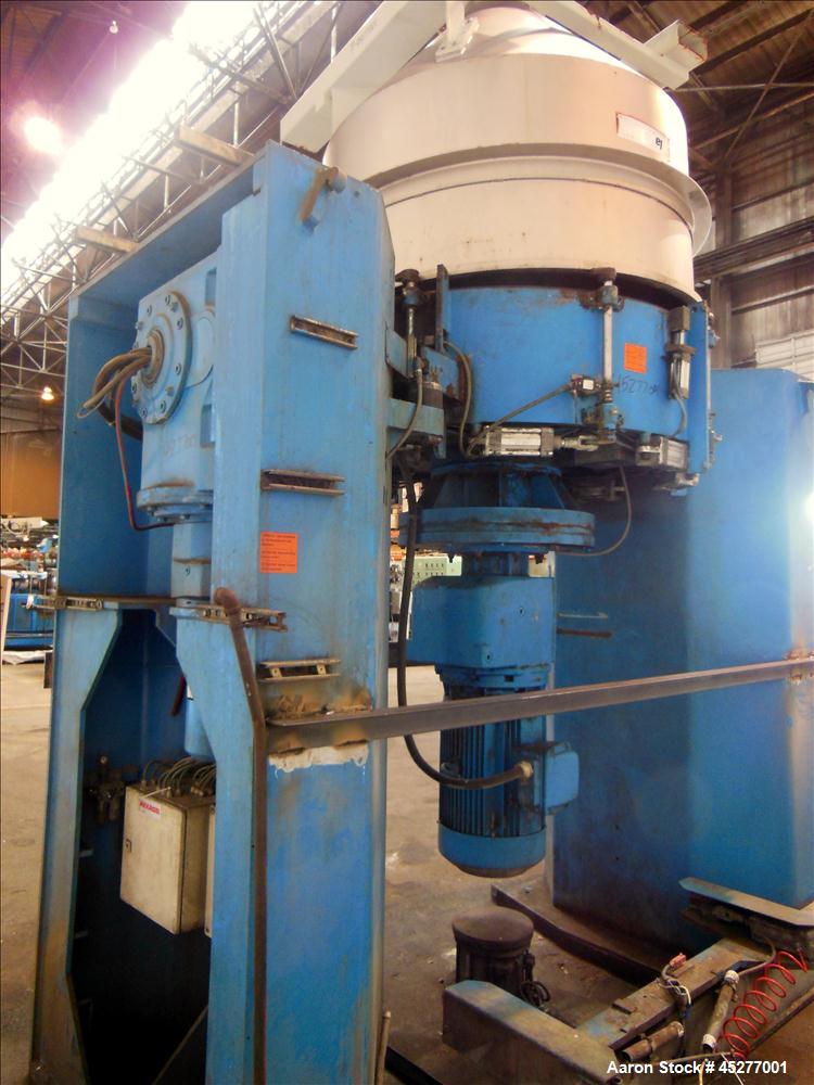 Used Stainless Steel Mixaco Maschinenbau High Intensity Container Mixer, Type C