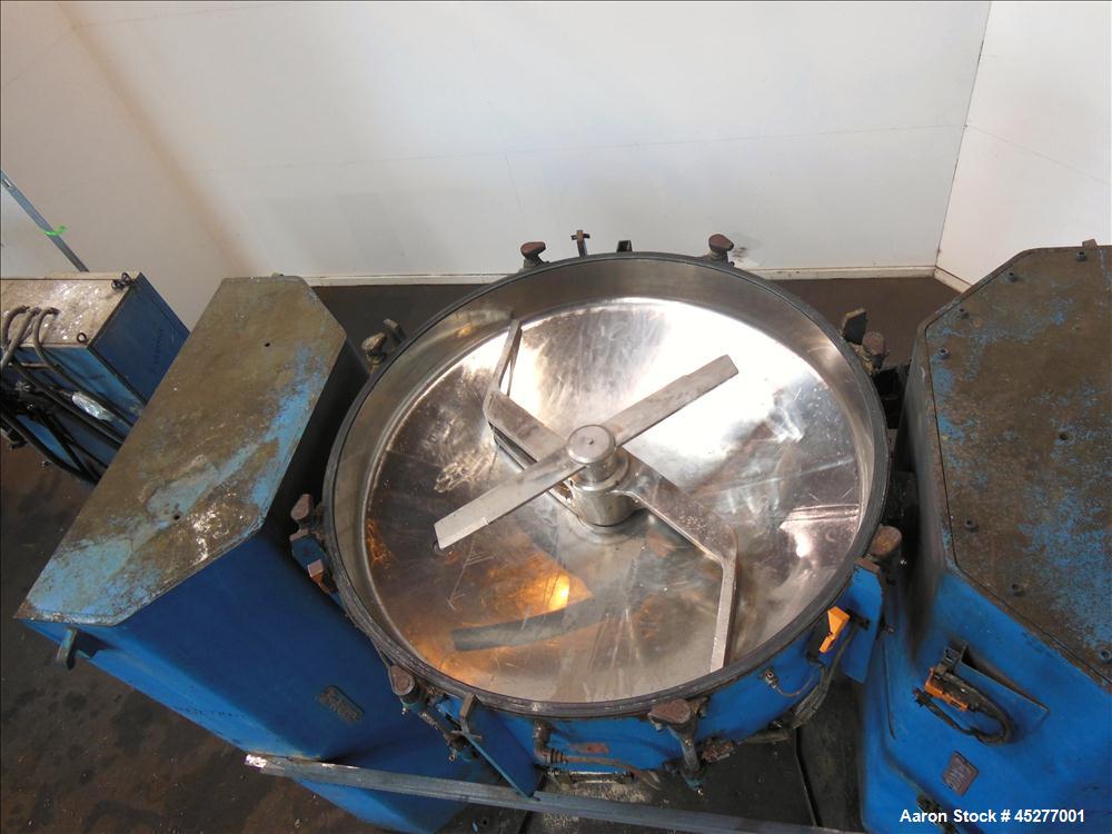 Used Stainless Steel Mixaco Maschinenbau High Intensity Container Mixer, Type C