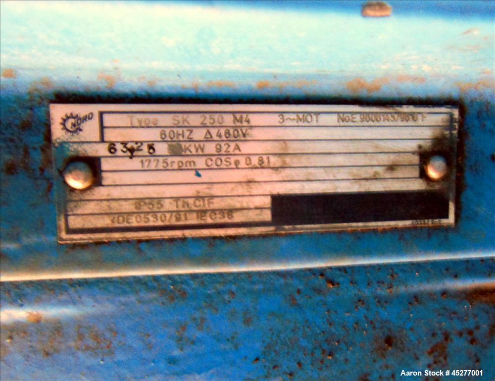 Used Stainless Steel Mixaco Maschinenbau High Intensity Container Mixer, Type C