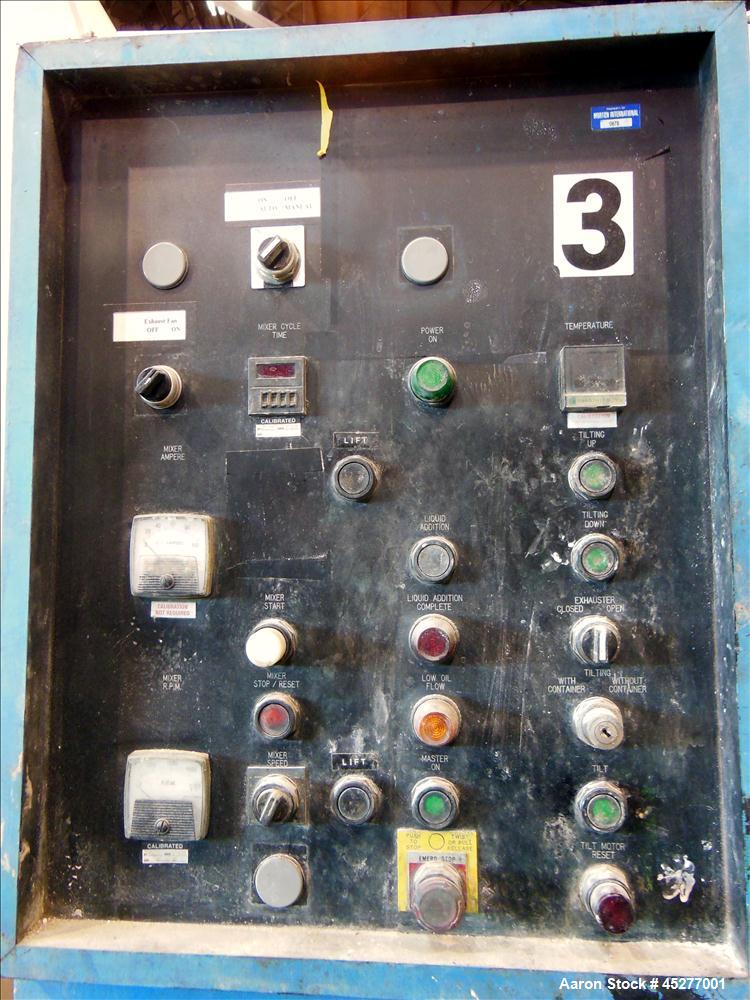 Used Stainless Steel Mixaco Maschinenbau High Intensity Container Mixer, Type C