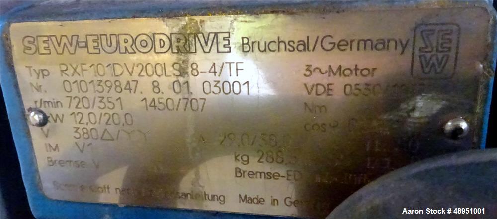 Used Mixaco Maschinenbau High Intensity Container Mixer.