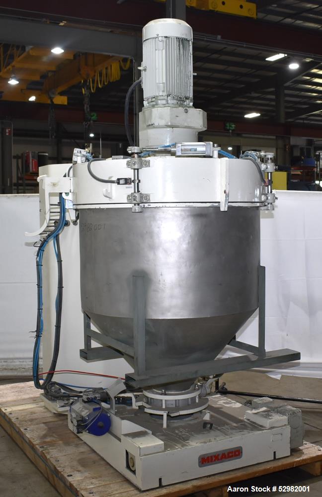 Pre-Owned Mixaco CM1000 Mixer – 800L Working Capacity, 30 HP Motor