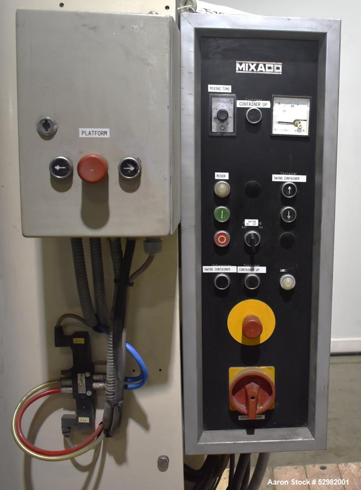 Pre-Owned Mixaco CM1000 Mixer – 800L Working Capacity, 30 HP Motor
