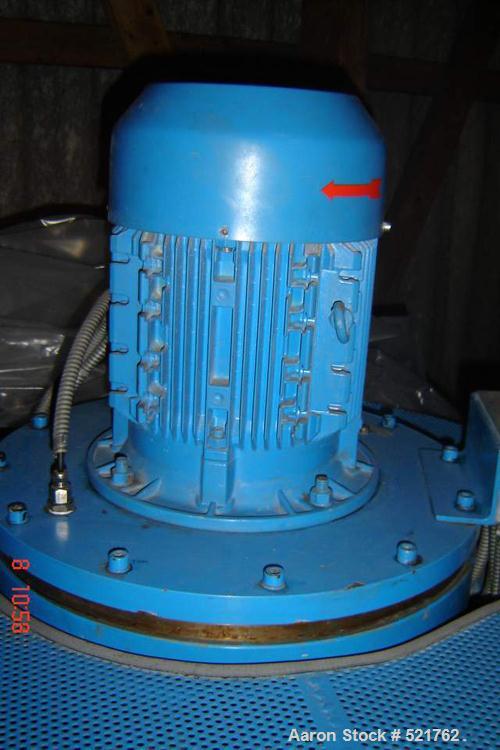 USED: Mixaco lab size high intensive mixer, type CM50. Material of construction is stainless steel on product contact parts (1.4301). (1) Mixing bowl, total capacity 1.8 cubic feet (50 liter), workin...