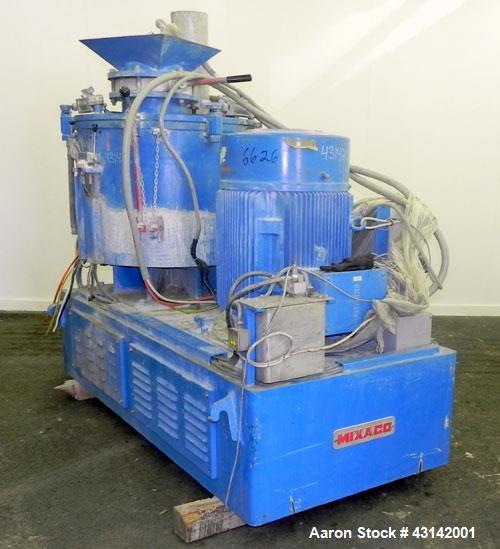 Used Stainless Steel Mixaco Maschinenbau High Intensity Mixer, Type SM 300