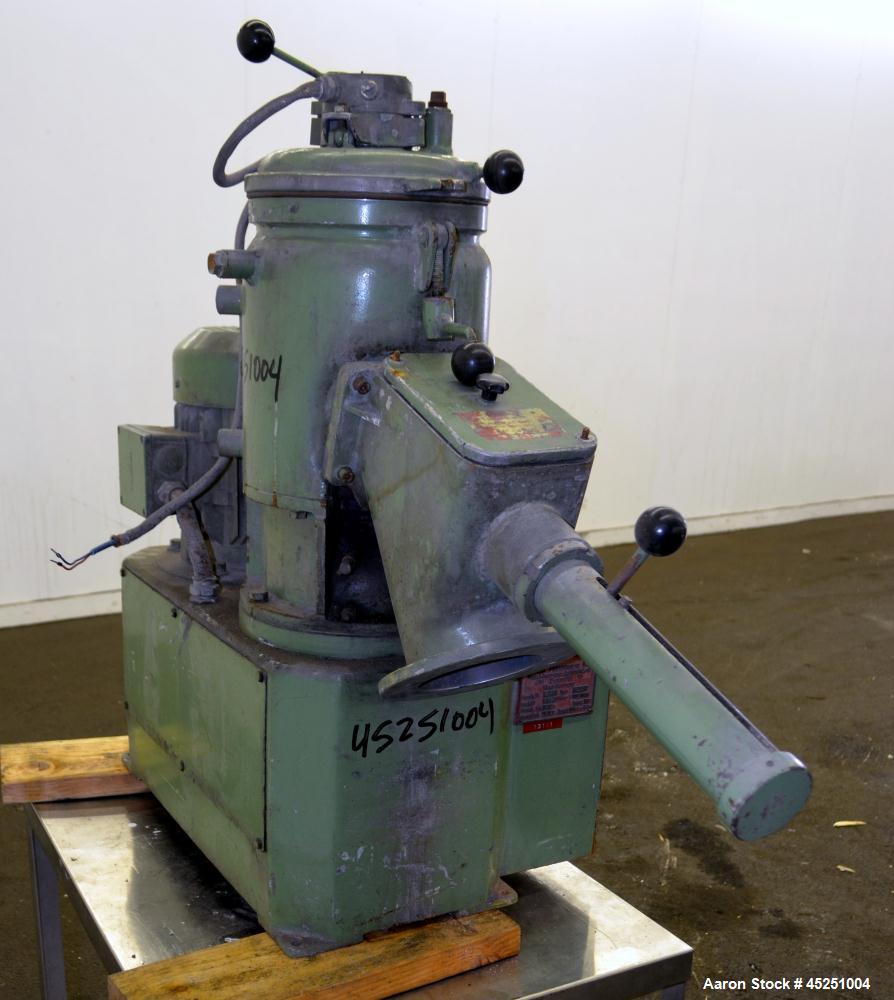 Used Stainless Steel Papenmeier Lab Size High Intensity Mixer, Type TGAHK-8, 31
