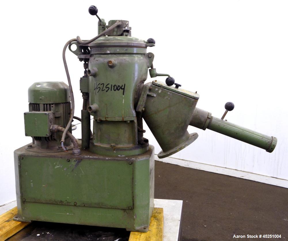 Used Stainless Steel Papenmeier Lab Size High Intensity Mixer, Type TGAHK-8, 31