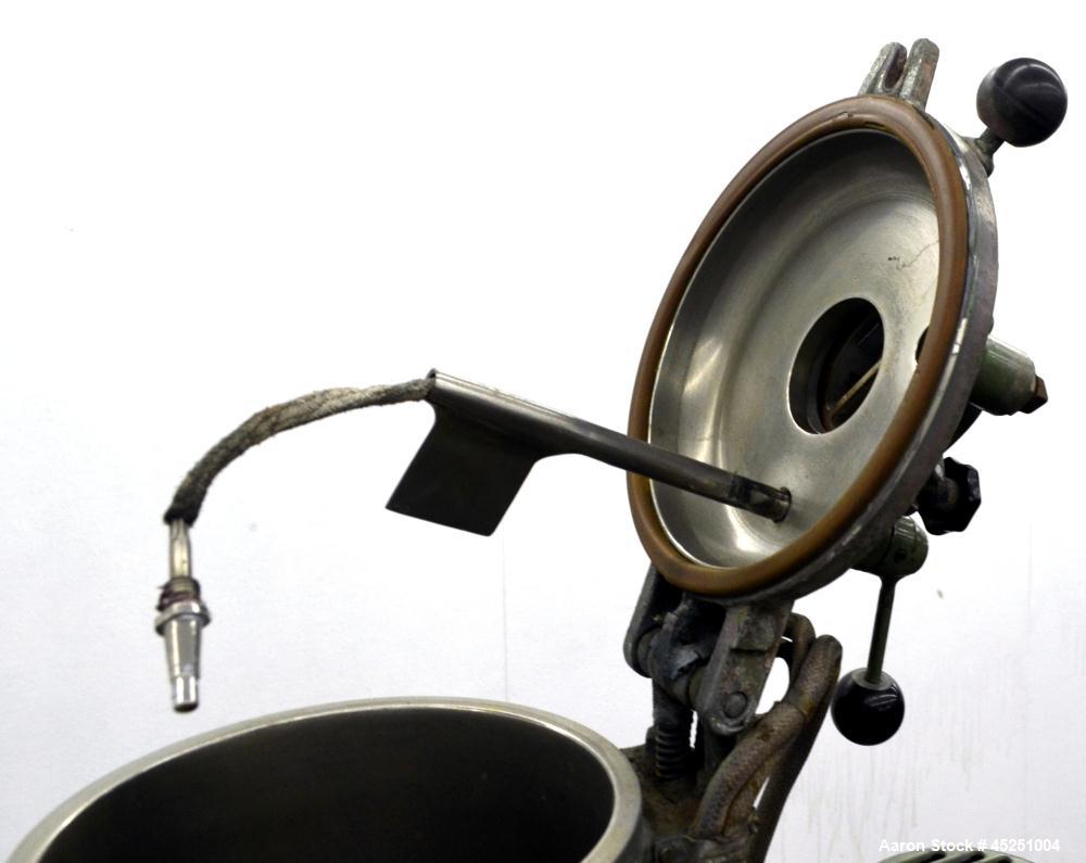 Used Stainless Steel Papenmeier Lab Size High Intensity Mixer, Type TGAHK-8, 31