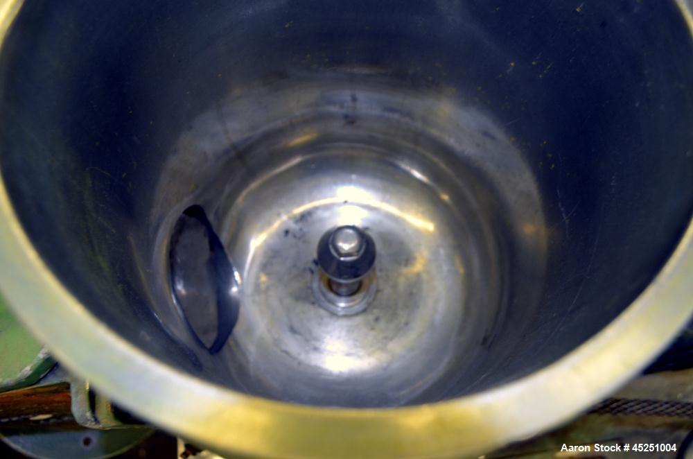 Used Stainless Steel Papenmeier Lab Size High Intensity Mixer, Type TGAHK-8, 31