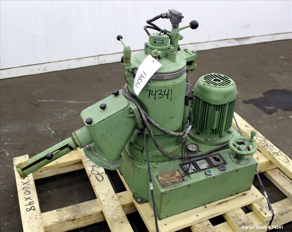 Used Papenmeier High Intensity Mixer, Model TGAHK8