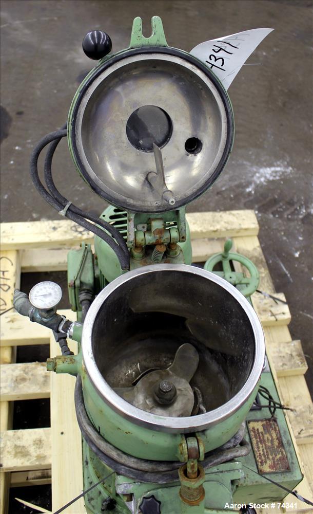 Used Papenmeier High Intensity Mixer, Model TGAHK8