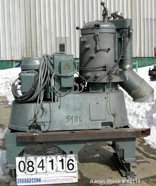 Used: Stainless Steel Papenmeier High Intensity Mixer