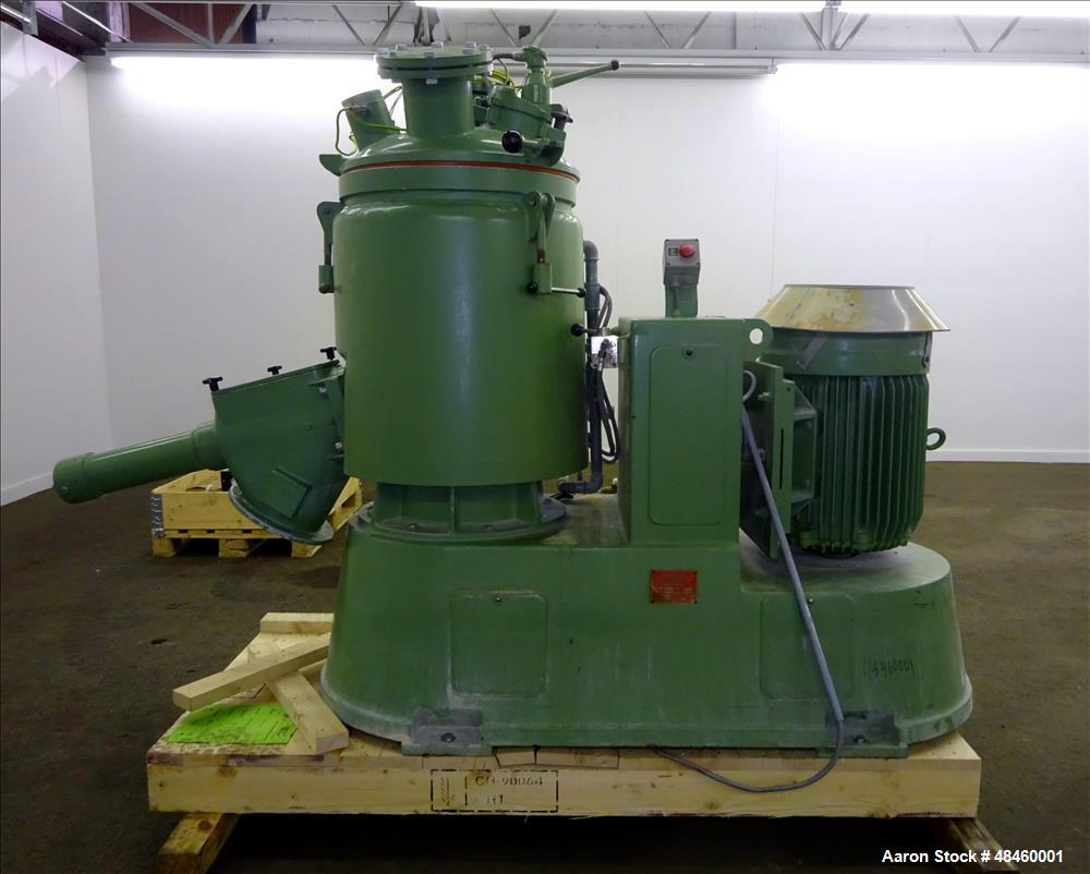 Used Gunther Papenmeier High Intensity Mixer, Model TSHKV150, 316 Stainless Ste
