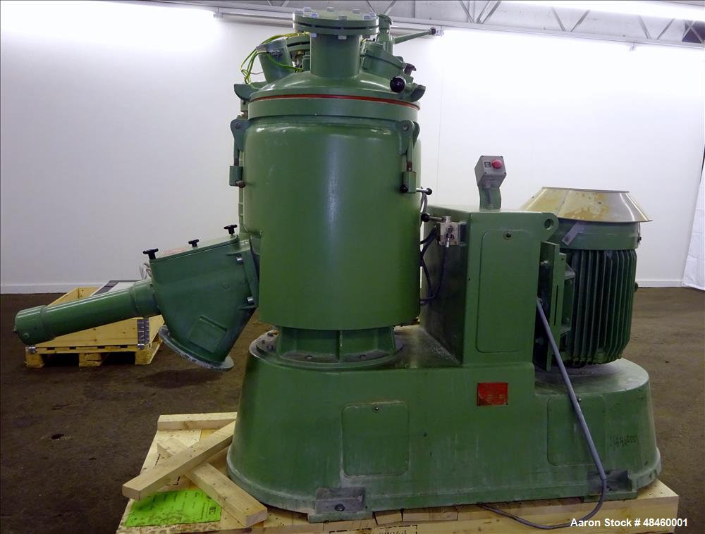 Used- Gunther Papenmeier High Intensity Mixer, Model TSHKV150, 316 Stainless Ste