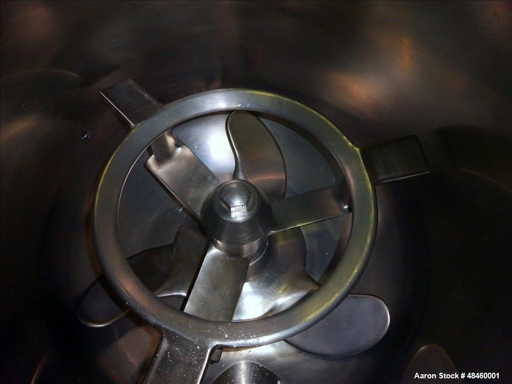 Used Gunther Papenmeier High Intensity Mixer, Model TSHKV150, 316 Stainless Ste