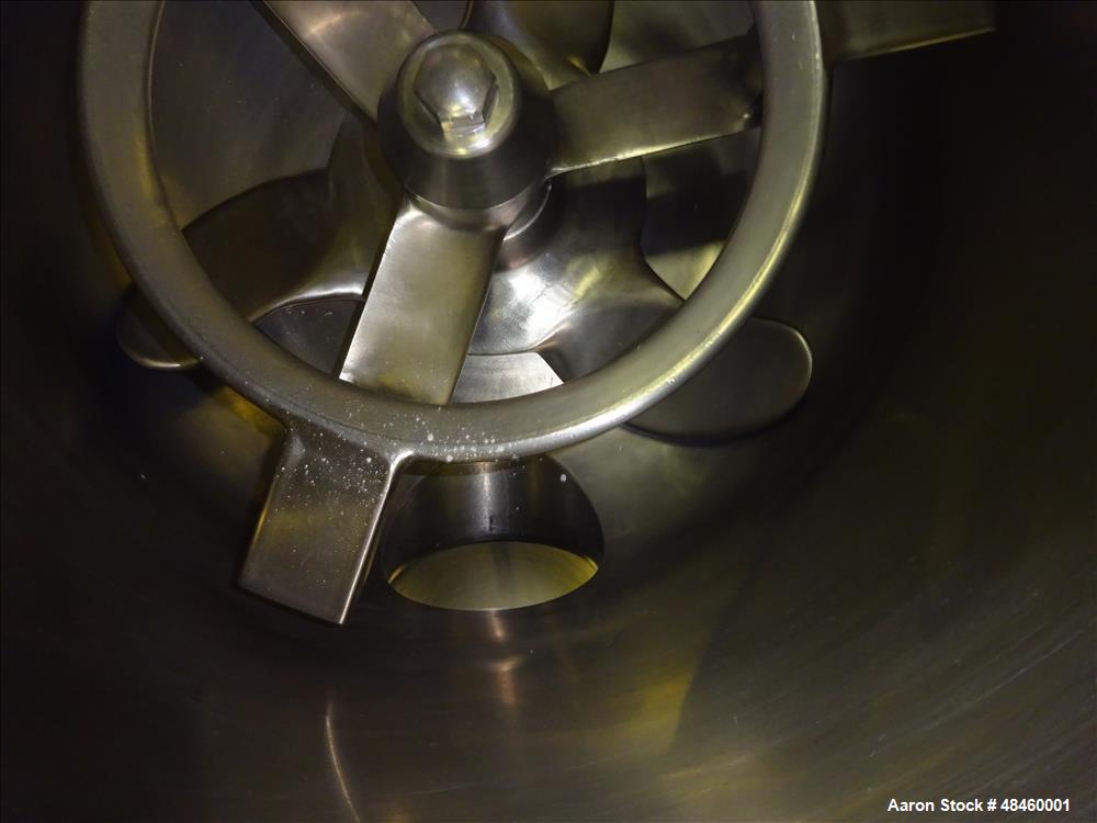 Used Gunther Papenmeier High Intensity Mixer, Model TSHKV150, 316 Stainless Ste