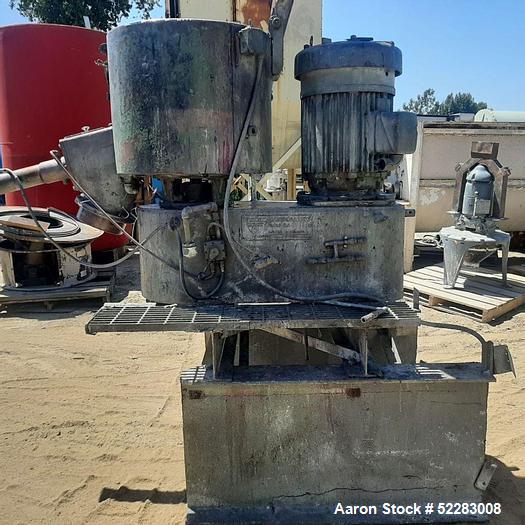 Used- Prodex / Henschel High Intensity Mixer, Model 35JSS. Carbon steel jacketed bowl with 304 stainless steel Interior. App...