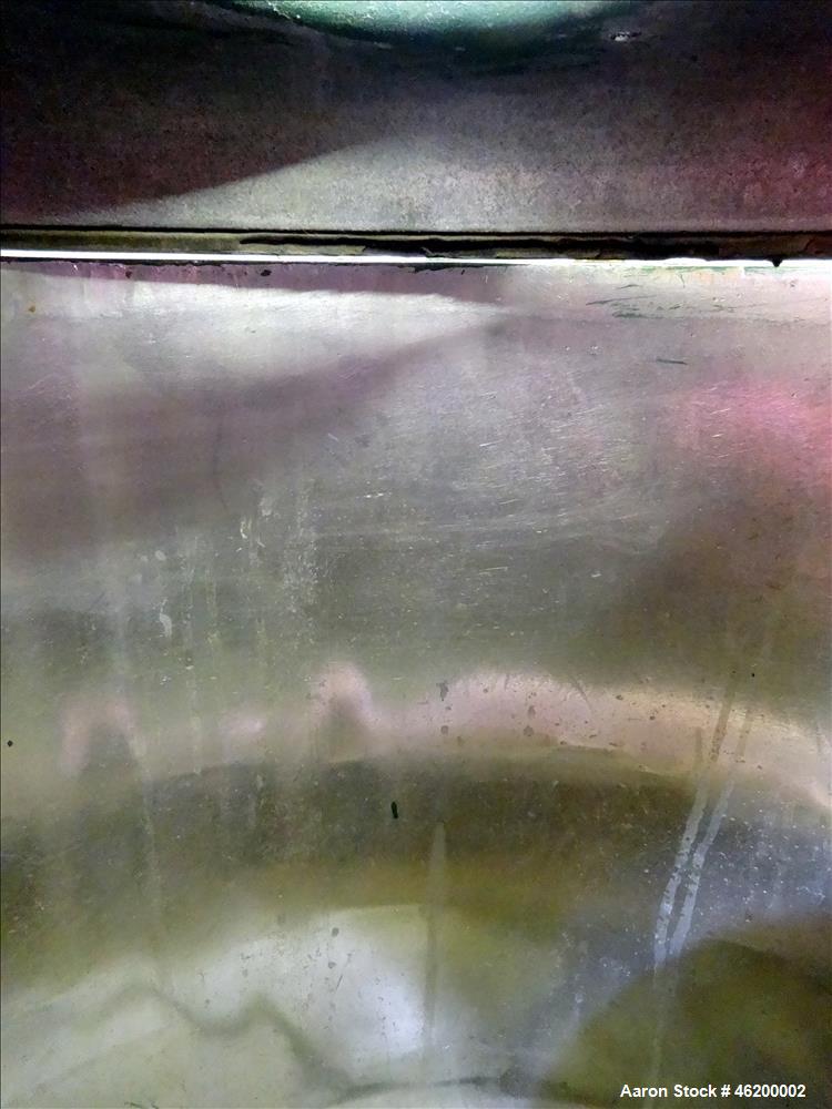 Used Prodex High Intensity Mixer, Model 60JSS, 304 Stainless Steel. Approximate working capacity 170 liters 6 cubic feet (240 liter 8.5 cubic feet total). Carbon steel jacketed bowl 30" diameter x 24...