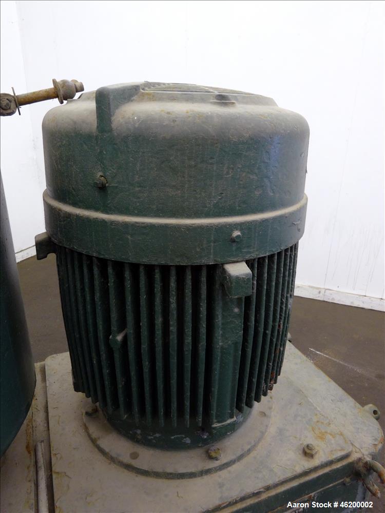 Used Prodex High Intensity Mixer, Model 60JSS, 304 Stainless Steel. Approximate working capacity 170 liters 6 cubic feet (240 liter 8.5 cubic feet total). Carbon steel jacketed bowl 30" diameter x 24...