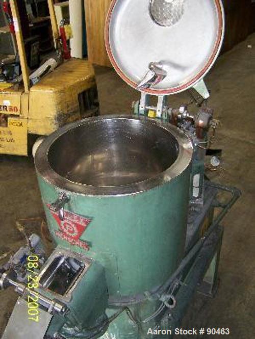 Used Prodex High Intensity Mixer, Model JSSD-115