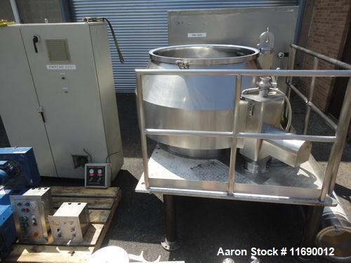 Used TK Fielder Stainless Steel High Shear Granulator, Model PMA1200
