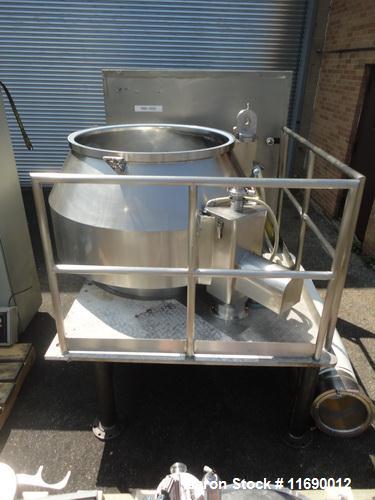 Used TK Fielder Stainless Steel High Shear Granulator, Model PMA1200