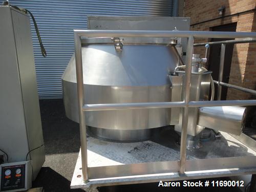 Used TK Fielder Stainless Steel High Shear Granulator, Model PMA1200