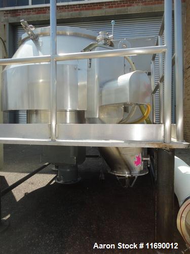 Used TK Fielder Stainless Steel High Shear Granulator, Model PMA1200