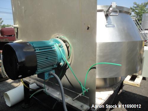 Used TK Fielder Stainless Steel High Shear Granulator, Model PMA1200
