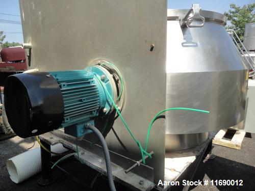 Used-TK Fielder Stainless Steel High Shear Granulator, Model PMA1200