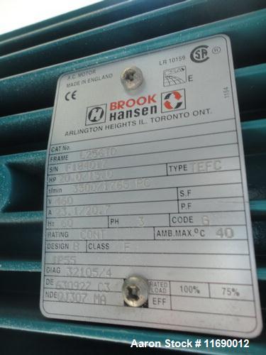 Used TK Fielder Stainless Steel High Shear Granulator, Model PMA1200