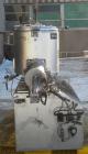 Used Henschel High Intensity Mixer, model FM 40, 304 stainless steel. 32 Liter (1.1 cubic feet) working capacity (40 liter/1.4 cubic feet total). Carbon steel jacketed bowl, 15