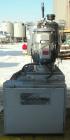 Used Henschel High Intensity Mixer, model FM 40, 304 stainless steel. 32 Liter (1.1 cubic feet) working capacity (40 liter/1.4 cubic feet total). Carbon steel jacketed bowl, 15