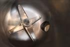 Used Henschel High Intensive Lab Mixer, Model FM 10L, 10 Liter (.35 cubic feet) Capacity, 316 Stainless Steel. Carbon steel jacketed bowl 9