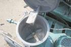 USED: Henschel high intensity lab mixer, model FM10, 10 liter, .34 cubic feet, 316 stainless steel. Carbon steel jacketed bowl 9