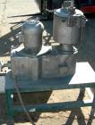 USED: Henschel high intensity lab mixer, model FM10, 10 liter (.34 cubic foot), 317 stainless steel. Carbon steel jacketed bowl 9
