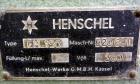 Used Henschel High Intensive Mixer, Type FM 150