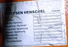 Used Henschel High Intensive Mixer, Model FM40D, 40 Liter (1.4 cubic feet) Capacity. Carbon steel jacket bowl 15