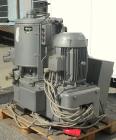 Used Henschel High Intensity Mixer, Model FM 75D. Approximate 75 Liter (2.6 Cubic Feet), 316 Stainless Steel. Carbon steel jacketed bowl 18-1/2