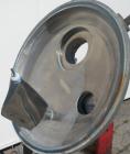 Used Henschel High Intensity Mixer, Model FM 75D. Approximate 75 Liter (2.6 Cubic Feet), 316 Stainless Steel. Carbon steel jacketed bowl 18-1/2