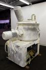Used Henschel HU Series Medium Intensity Mixer, Model HU-500, 304 Stainless Steel. 500 Liter (17.5 cubic feet) total capacity, 400 liter (14 cubic feet) working, batch size 200 kilograms (440 pounds)...