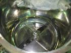 USED: Henschel 500 liter high intensity mixer, model FM500B.Stainless steel contact parts, jacketed bowl, 100/75 hp 2 speedmotor, swing away top cover with baffle, flush mount pneumaticdischarge valv...